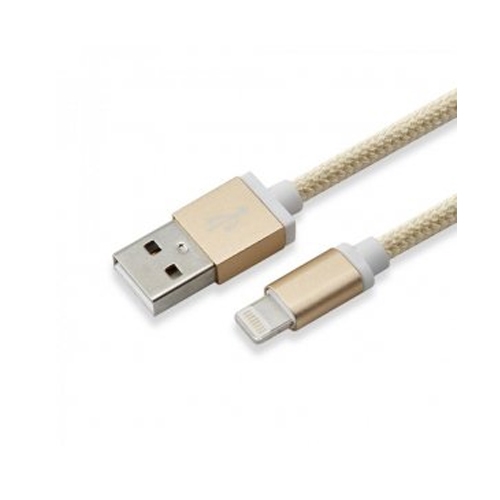 USB Ladekabel A-Lightning 1,5M beige